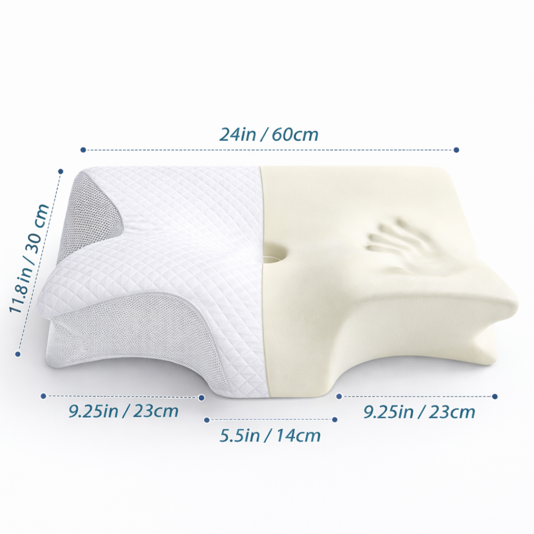 Memory Foam Cervical Support Pillow